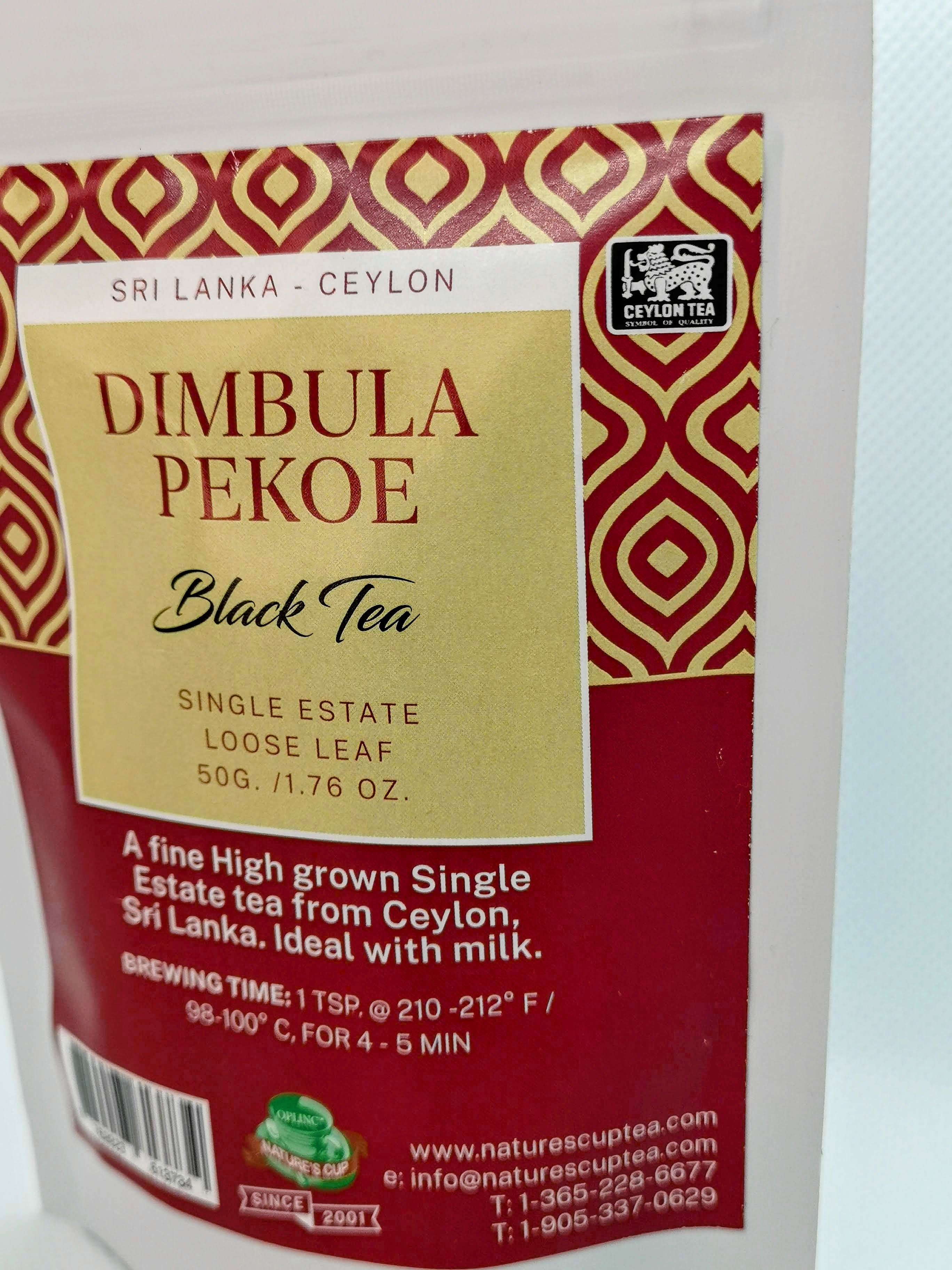 Dimbula Pekoe, Black Tea, Sri Lanka.