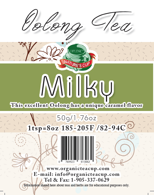 Oolong  Tea (Milky), Natures Cup Tea , Oakville Canada