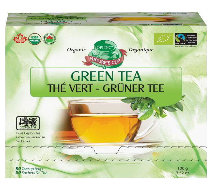 Organic Green Tea-50 - Natures Cup Tea
