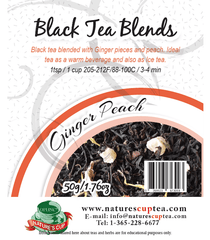 Black Tea (Ginger Peach) | Natures Cup Tea | Organic Tea | Oakville