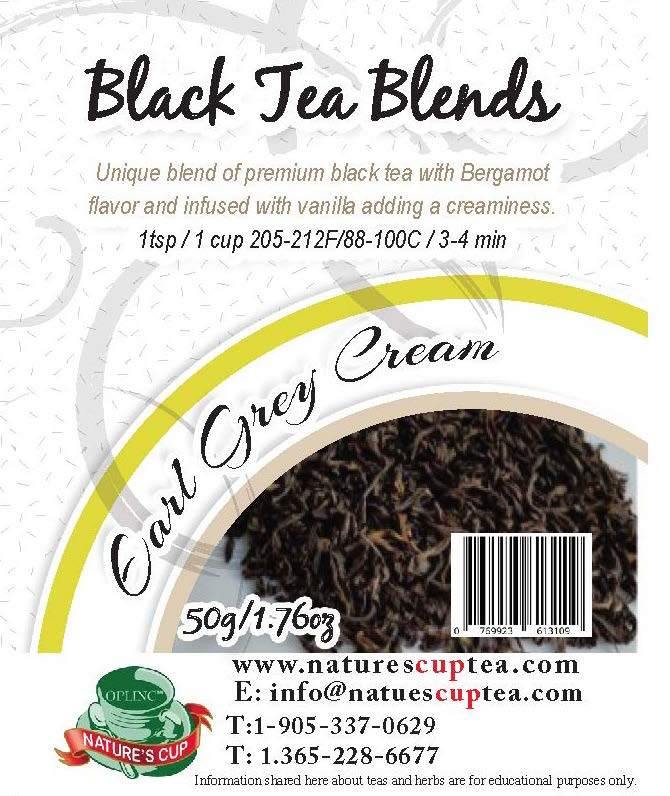 Black Tea Blends - Earl Grey Cream - Natures Cup Tea