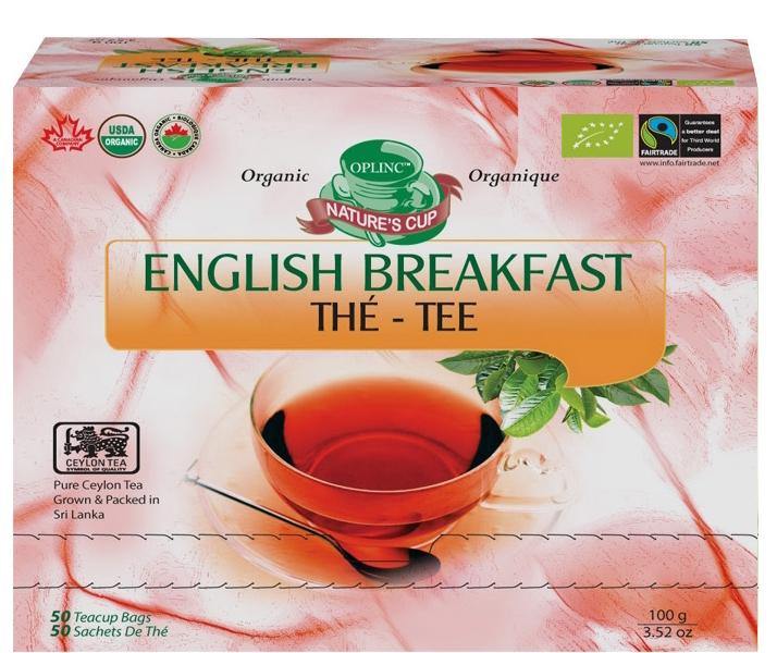 Organic Black Tea- English Breakfast 50 - Natures Cup Tea